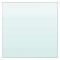 Wandschap transparant 20x20 cm glas 2