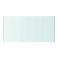 Wandschap transparant 40x20 cm glas 2