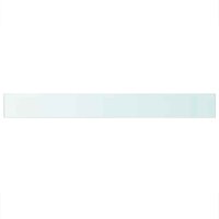 Wandschap transparant 110x12 cm glas 2