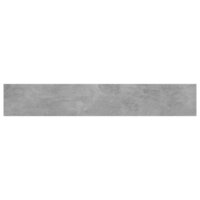 Wandschappen 8 st 60x10x1,5 cm spaanplaat betongrijs 4