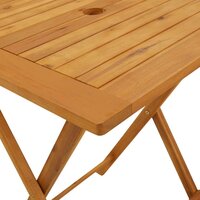 Tuintafel inklapbaar 60x60x75 cm massief acaciahout 8