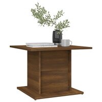 Salontafel 55,5x55,5x40 cm bewerkt hout bruin eikenkleur 6