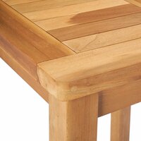Bartafel Naturel 60 x 60 x 105 cm Massief Teakhout 6