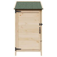 Tuinschuur Naturel 59 x 56 x 113,5 cm Bewerkt hout 4