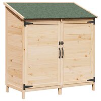 Tuinschuur Naturel 106,5 x 56 x 113,5 cm Bewerkt hout 2