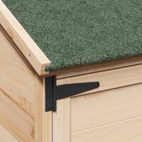 Tuinschuur Naturel 106,5 x 56 x 113,5 cm Bewerkt hout 7