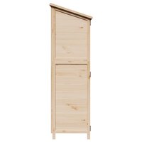 Tuinschuur Naturel 59,5 x 56 x 176,5 cm Bewerkt hout 5