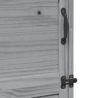 Tuinschuur Grijs 59,5 x 56 x 176,5 cm Bewerkt hout 9
