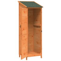 Tuinschuur Bruin 59,5 x 56 x 176,5 cm Bewerkt hout 4