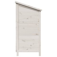 Tuinschuur Wit 106 x 56 x 113,5 cm Massief Vurenhout 6