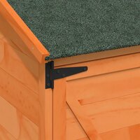 Tuinschuur Bruin 59,5 x 56 x 113,5 cm Bewerkt hout 8