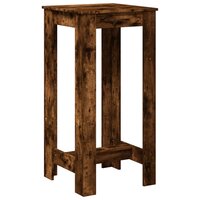 Bartafel 51x50x103,5 cm bewerkt hout gerookt eikenkleur 5