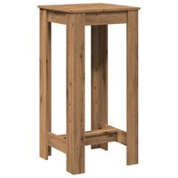 Bartafel 51x50x103,5 cm bewerkt hout artisanaal eikenkleurig 2