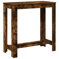 Bartafel 102x50x103,5 cm bewerkt hout gerookt eikenkleurig 2
