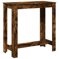 Bartafel 102x50x103,5 cm bewerkt hout gerookt eikenkleurig 5