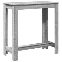 Bartafel 102x50x103,5 cm bewerkt hout grijs sonoma eikenkleurig 2