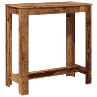 Bartafel 102x50x103,5 cm bewerkt hout oud houtkleurig 2