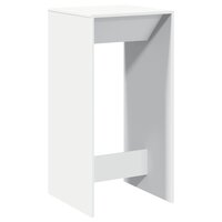 Bartafel 51x50x103,5 cm bewerkt hout wit 5