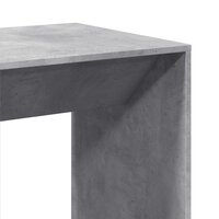 Bartafel 51x50x103,5 cm bewerkt hout betongrijs 7