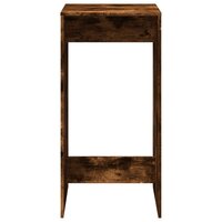 Bartafel 51x50x103,5 cm bewerkt hout gerookt eikenkleur 4