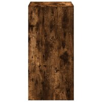 Bartafel 51x50x103,5 cm bewerkt hout gerookt eikenkleur 6