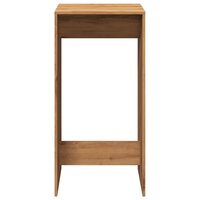 Bartafel 51x50x103,5 cm bewerkt hout artisanaal eikenkleur 4
