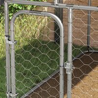Hondenkennel voor buiten met dak 400x200x150 cm 4