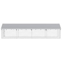 Hondenkennel voor buiten met dak 600x200x150 cm 8