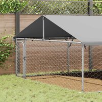 Hondenkennel voor buiten met dak 600x300x150 cm 3