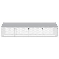 Hondenkennel voor buiten met dak 600x300x150 cm 8