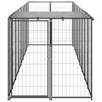 Hondenkennel 4,84 m&sup2; staal zwart 5