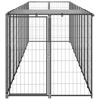 Hondenkennel 6,05 m&sup2; staal zwart 5