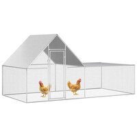 Kippenren 4x2x2 m gegalvaniseerd staal 3