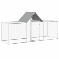 Kippenren 3x1x1,5 m gegalvaniseerd staal 2