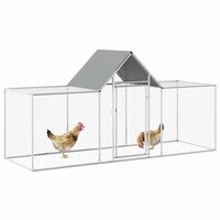 Kippenren 3x1x1,5 m gegalvaniseerd staal 6