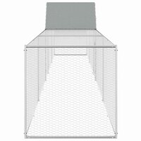 Kippenren 9x1x1,5 m gegalvaniseerd staal 4