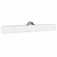 Kippenren 9x1x1,5 m gegalvaniseerd staal 5