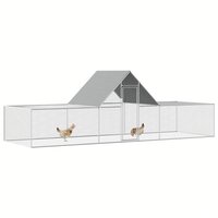 Kippenren 6x2x2 m gegalvaniseerd staal 6