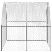 Kippenren 3x2x2 m gegalvaniseerd staal 7