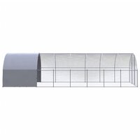 Kippenren 3x8x2 m gegalvaniseerd staal 4