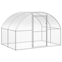 Kippenren 3x10x2 m gegalvaniseerd staal 6