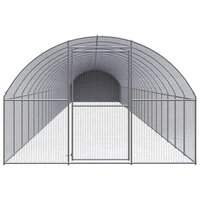 Kippenren 3x24x2 m gegalvaniseerd staal 2
