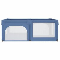 Babybox met 2 deuren oxford stof lichtblauw 4
