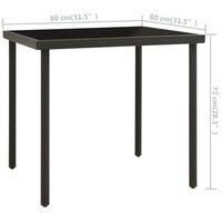 3-delige Tuinset staal 11