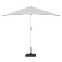 Parasolvoet rechthoekig 25 kg graniet zwart 4