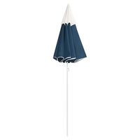 Parasol met stalen paal 180 cm blauw 3