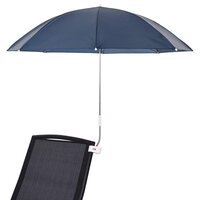 Parasol met klem 2 pcs Marineblauw &Oslash; 105 x 86 cm 170T polyester 3