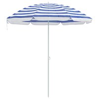 Strandparasol Blauw en Wit 206 x 206 x 212 cm 2