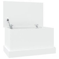 Opbergbox Wit 50x30x28 cm Bewerkt Hout 2