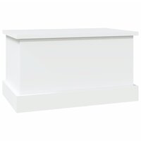 Opbergbox Wit 50x30x28 cm Bewerkt Hout 4